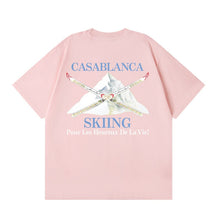 Casablanca T SHIRTS High-quality pure cotton streetwear
