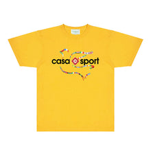 Casablanca T Shirts Street High-quality pure cotton