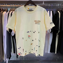 GALLERY DEPT T Shirts Ink-splatter style pure cotton casual wear