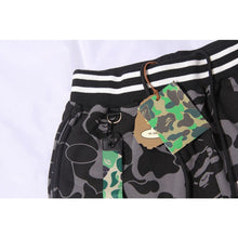 Bathing ape Bape Shorts camouflage alphabet shark shorts men cotton terry lightning