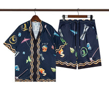 Casablanca Beach Shirt & Shorts Set Casual Summer Vacation/Travel Wear (Sold Separately)