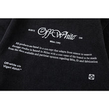 OW oil painting angel portrait pattern pullover hooded sweater
