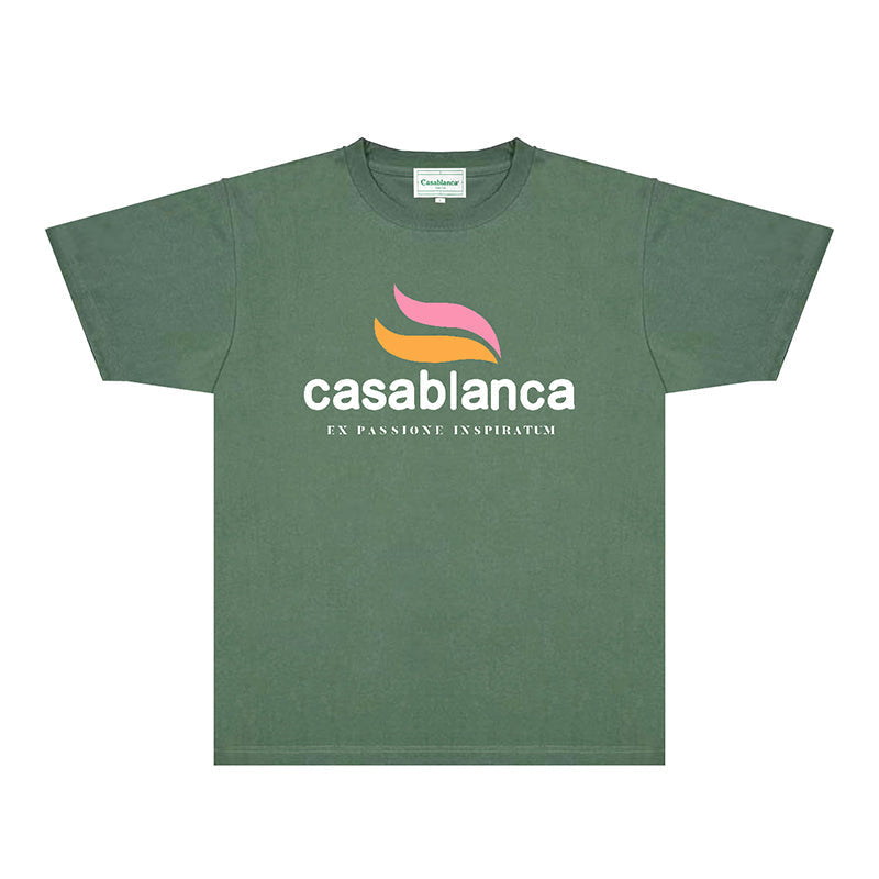 Casablanca T Shirts Street High-quality pure cotton