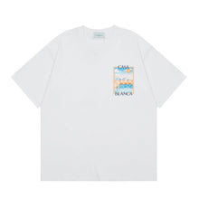 Casablanca T SHIRTS High-quality pure cotton streetwear