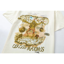 Travis Scott T Shirts Cactus Jack x Utopia Tour Utopia joint model Skeleton Soldier Print Short Sleeve