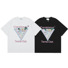 Casablanca T SHIRTS High-quality pure cotton streetwear