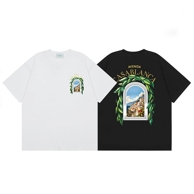 Casablanca T SHIRTS High-quality pure cotton streetwear