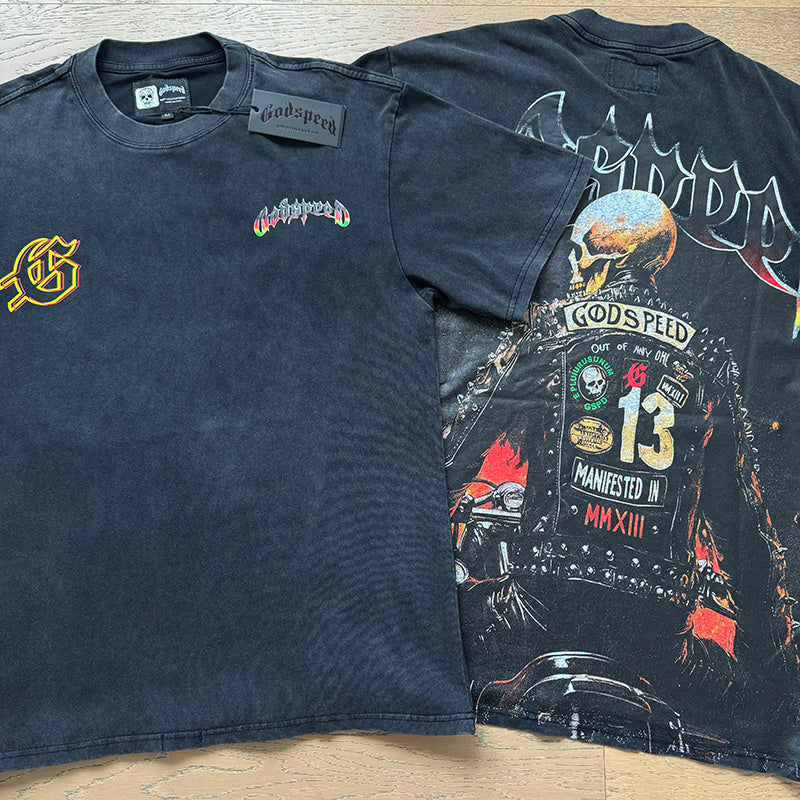 Godspeed T Shirts 260g pure cotton fabric