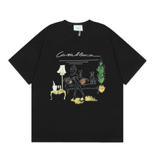 Casablanca T SHIRTS High-quality pure cotton streetwear