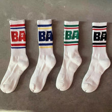 Bathing Ape Bape Socks Ape Head Thickened Towel Bottom Men's and Women's Sports Basketball Letter Couple
