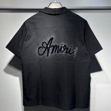 Amiri Shirt Stylish Resort Wear Rhinestone zipper