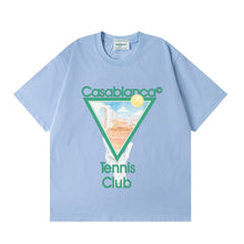 Casablanca T SHIRTS High-quality pure cotton streetwear
