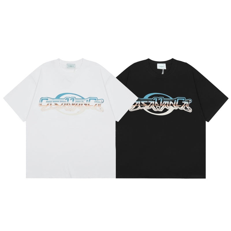 Casablanca T SHIRTS High-quality pure cotton streetwear