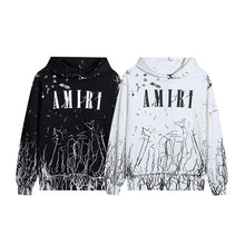 Amiri Hoodie Linear cracking