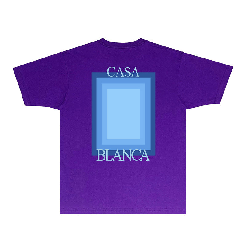 Casablanca T Shirts Street High-quality pure cotton