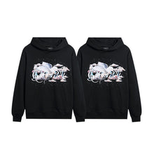Amiri Hoodie Polka dots and ink splashes