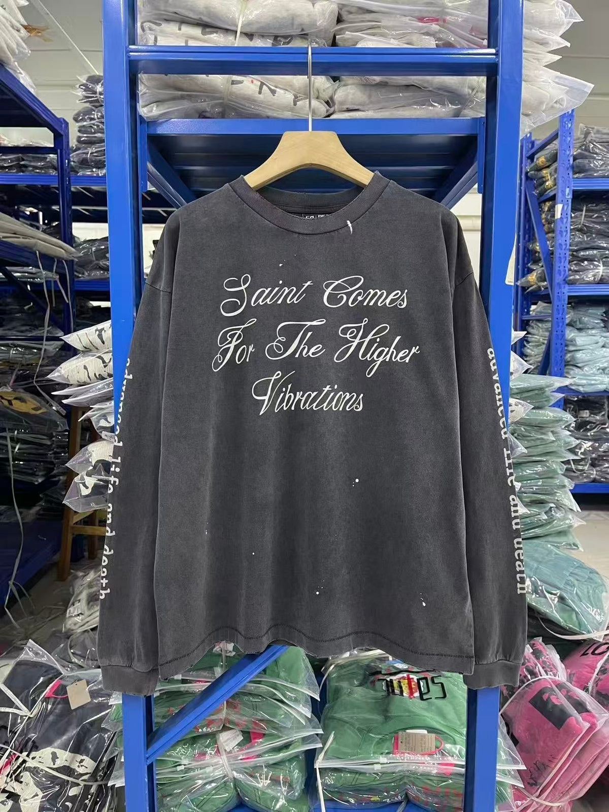 Saint Michael long sleeve shirts Premium-quality pure cotton streetwear for autumn