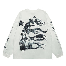 HS Long Sleeve Shirts Hip-hop loose oversize