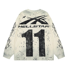 HS Long Sleeve Shirts Hip-hop loose oversize