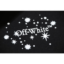 OW Snowflake Letter Arrow Pullover Hooded Sweater