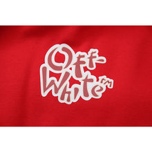 OW auspicious cloud letter arrow pattern hooded sweater