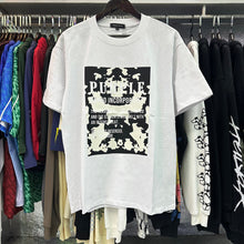 Purple T Shirts Milk Spot Printing Cotton Loose Casual Short Sleeve Men and Women