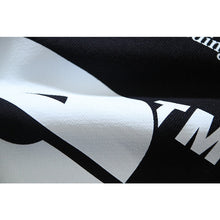OW creative large letter print pattern hooded sweater