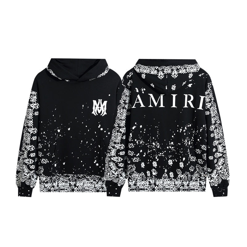 Amiri Hoodie All-over polka dot print
