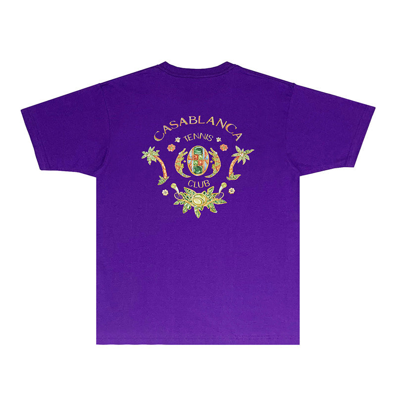 Casablanca T Shirts Street High-quality pure cotton
