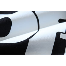 OW creative large letter print pattern hooded sweater