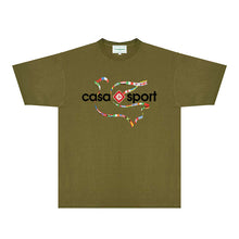 Casablanca T Shirts Street High-quality pure cotton