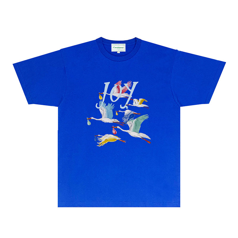 Casablanca T Shirts Street High-quality pure cotton