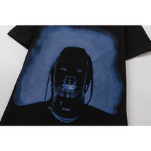 Travis Scott T Shirts Cactus Jack x Utopia Tour Utopia joint tour horror face short sleeve