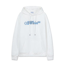 OW three-dimensional square arrow pattern pullover hooded sweater
