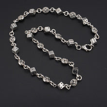 Chrome Hearts Necklace Dice Cross Vintage Cross Flower Men's and Women's Necklaces