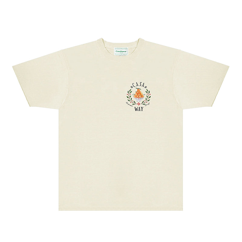 Casablanca T Shirts Street High-quality pure cotton