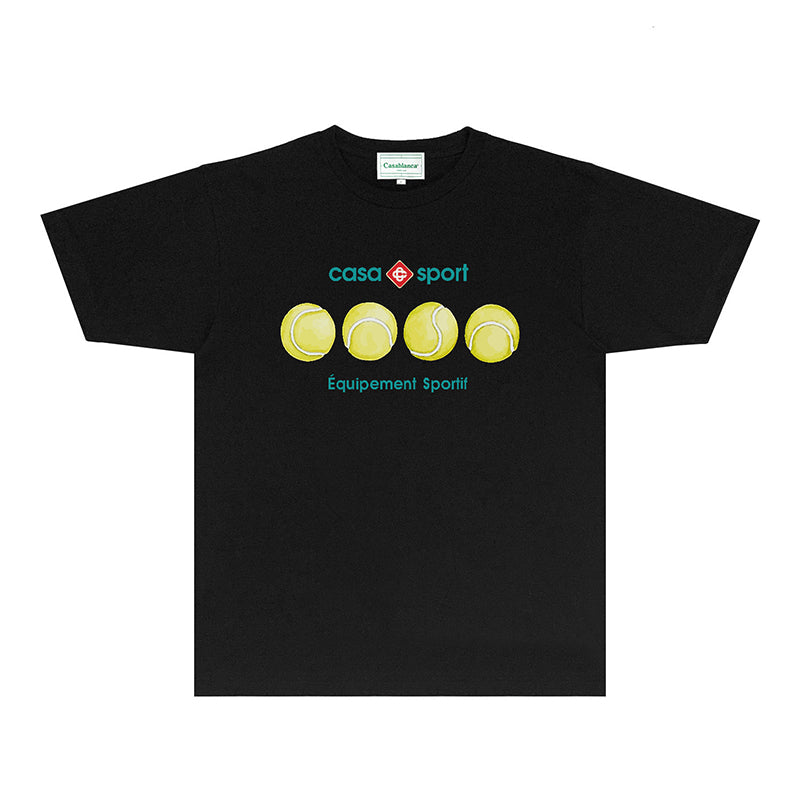 Casablanca T Shirts Street High-quality pure cotton