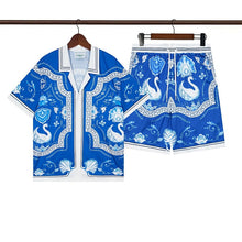 Casablanca Beach Shirt & Shorts Set Casual Summer Vacation/Travel Wear (Sold Separately)