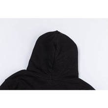 OW cashew flower embroidered pattern pullover hooded sweatshirt