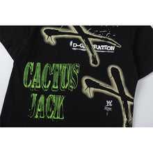 Travis Scott T Shirts x WWE SS25 Cockroach DX short-sleeved T-shirt