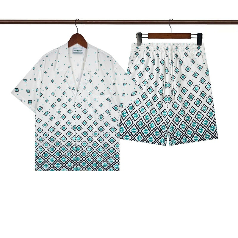 Casablanca Beach Shirt & Shorts Set Casual Summer Vacation/Travel Wear (Sold Separately)