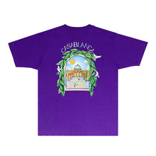 Casablanca T Shirts Street High-quality pure cotton