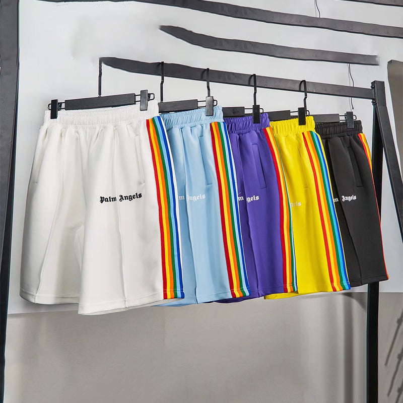 Palm Angels Shorts Striped street sportswear