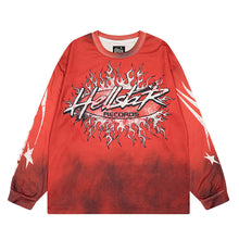 HS Long Sleeve Shirts Hip-hop loose oversize