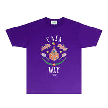 Casablanca T Shirts Street High-quality pure cotton