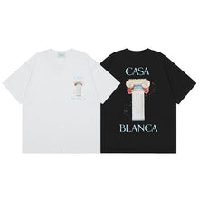 Casablanca T SHIRTS High-quality pure cotton streetwear