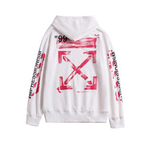 OW Classic 99 Pink Digital Arrow Hooded Sweater