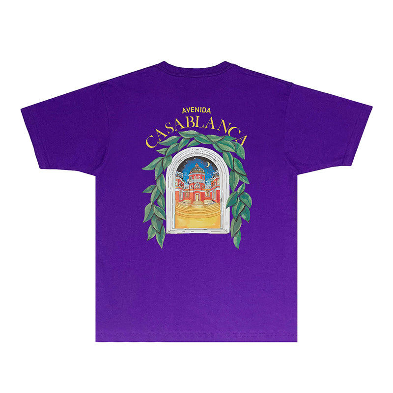 Casablanca T Shirts Street High-quality pure cotton