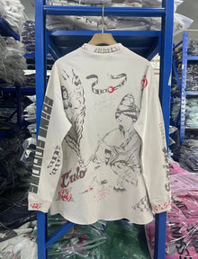 Saint Michael long sleeve shirts Premium-quality pure cotton streetwear for autumn