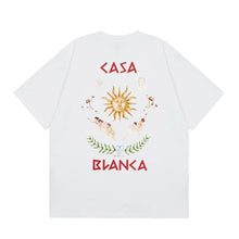 Casablanca T SHIRTS High-quality pure cotton streetwear